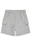 Basic Cargo Pocket Capri for 2-5 Years - Gray - 2