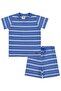 Striped Sailing Embroidery Set for 6-18 Months - Blue - 4