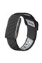Black Screenless Fitness Band – Heart Rate Monitor, Sleep Tracking, Step Counter, Calorie & Distance Tracker