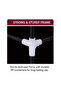 Portable Storage Wardrobe with Hanging Rod & Shelves Fabric Cloth Almirah with Steel Frame Dust & Moisture Resistant - 4