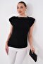 Women's Padded Blouse with Gathered Side Detail 260479 - - 4
