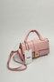 Martha Pink Matte Women's Shoulder and Shoulder Bag - 5
