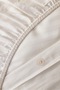 Double Premium Hotel Cotton Satin Striped Duvet Cover Set Ecru - 3