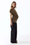MAMA Draped one-shoulder top - 3