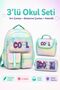 Galb Green Tr2 3-Piece School Bag Set Includes Insulated Lunch Box and Double Pencil Holder Kampa - 8
