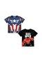 Captain America & Hulk Toddler Boys Graphic T-Shirt (Pack of 2)
