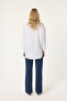 Pearl-Detail Poplin Shirt - 6