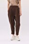 Elastic Waist Pants with Eyelet Detail - 2