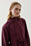 Beli Segmented Cotton Dress Plum - 5