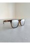 Alya Unisex Women Men Square Rectangle Daily Gold Retro Uv400 Stylish Classic Bone Sunglasses - 3