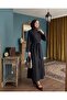 Women's Long Poplin Dress - 2