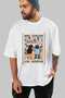 For the Love of Cats 101 Front Cat Printed White Oversize T-Shirt 100% Cotton Unisex Cat Lover Premium Design - 7