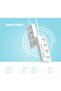 Blue 4 Universal Sockets Power Strip, Universal Sockets, 4 AC Socket, 8 USB-A & 2 USB-C, 3m Cable Length, UK Plug 3Pin - White - 3
