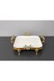 Kare Porcelain Presentation Plate with Foot Detail & Accessories & Special Laser - 6