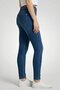 Women Skinny Fit Solid Mid Waist Stretchable Jeans, Blue - 4