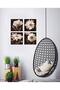 Canvas Wall Art Contemporary Simple Life White Flowers Floral Canvas Painting Pictures for Home Bed - 4