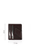 Brown Genuine Leather Unisex Card Holder - 2