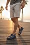 Men's Double-Strapped Sandals – Light Sole Daily Use Summer Slippers Navy Blue - 3
