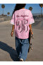 Pink Varsity Oversize T-Shirt - 3