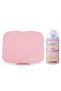 Premium Stainless Steel Bento Lunch Box w/ Stainless Steel Water Bottle 445ml – Pink