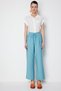 Beli Lace-Up Wide Leg Trousers 26Yekl01204 - 2