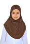 Girl's Ready-Made Headscarf Practical Combed Cotton Shawl Islamic Clothing - 2