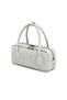 Contrast Stitching Detailed Baguette Bag Green - 2