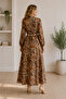 Floral Lined 100% Cotton Dress - 8