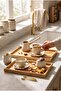 Set of 2 Bamboo Wooden Presentation and Decorative Organizer Trays 35X25 Cm, 30X20 cm - 3