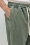Washable super baggy sweatpants khaki - 5