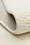 Puffy Cream Color Bath Rug Thick Soft Fluffy Plush Shaped Luxury Shower Mat (80X120) - 7