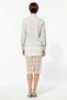 Women's Midi Skirt Shawl Pattern Tulle Brode Knitted Fabric Pencil Cut Elegant Combination Daily Wear Comfortable Modern - 5