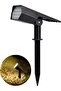19-LED Solar Spot Light Outdoor, Waterproof Landscape Lighting with Adjustable Head, IP-65 Auto On/Off Dusk to Dawn for Garden, Yard, Pathway & Driveway (WARM WHITE)