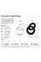 Linked Sculpt Décor Rings - 3