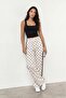 Polka Dot Women's Elastic Waist Elastic Cuffs Sweatpants - 4