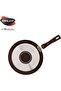 by Bajaj Aluminium Electricals Select J Class 32 Cm Non Stick Flat Tawa, 5 mm- Maroon - 4