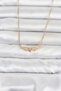 316L Steel Chain Gold Color Winged Pink Heart Model Women's Necklace