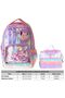 Kids Rule Girls' Lilac Primary School Backpack and Lunch Box Set - Setkk-L5348B - 3