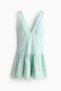 Flared-skirt broderie anglaise dress - 4