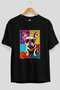 For Dog Lovers 65 Front Dog Printed Black Oversize T-Shirt 100% Cotton Unisex Dog Lover Premium Design