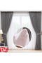 New Season Stylish Design Glittery Bamboo Tight Pleated Non-Iron Tulle Curtain