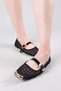 Nareka Metal Toe Tulle Ballerina Flats Black - 6