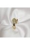 Xuping Quality Stainless Steel Anti-Allergic Snake Figured Zircon Stone Gold Color Ring - 3