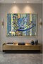 Royal Feroza Islamic Wall Art | Framed Canvas Print | Arabic Calligraphy Decor for Living Room, Bedroom, Office & Gift