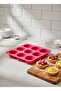 3 Pieces of 9-Compartment Silicone Tartlet and Muffin Cake Mold - Non-Stick Flower-Shaped Baking Set - 4