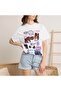 Off Campus Design Collage Printed Cotton Oversize T-Shirt