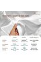 Pure 100% Cotton Bed Sheet King Size Set White, 400 Thread Count Sateen Weave Bedsheet Set - 6