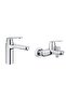 Eurocosmo Bathroom and Sink Faucet Set
