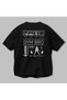Gym Bro Oversize Back Printed Black T-Shirt 100% Cotton Streetwear Premium Comfortable Fit - 3