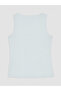 Blue Plus Size Women's Tank Top - 2